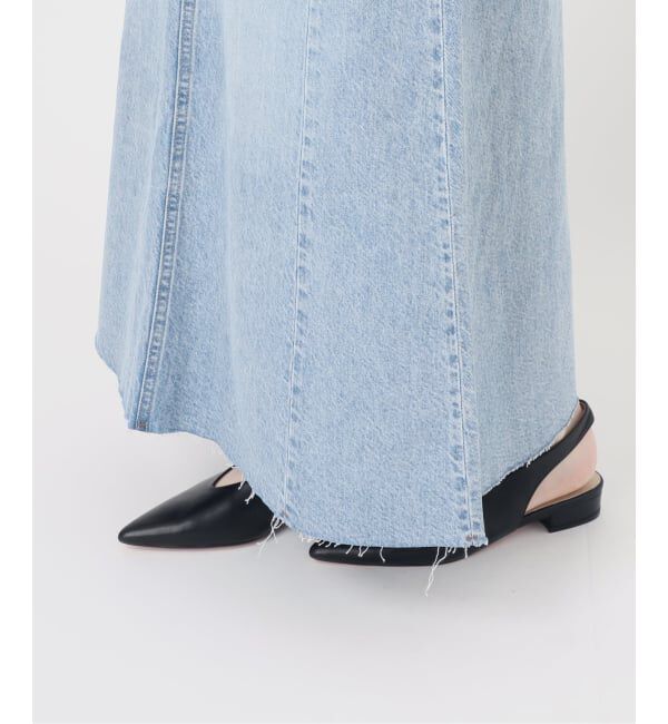SLOBE IENA「《シリーズあり》LE DENIM RADIAL FLAREデニムスカート」|スカート|