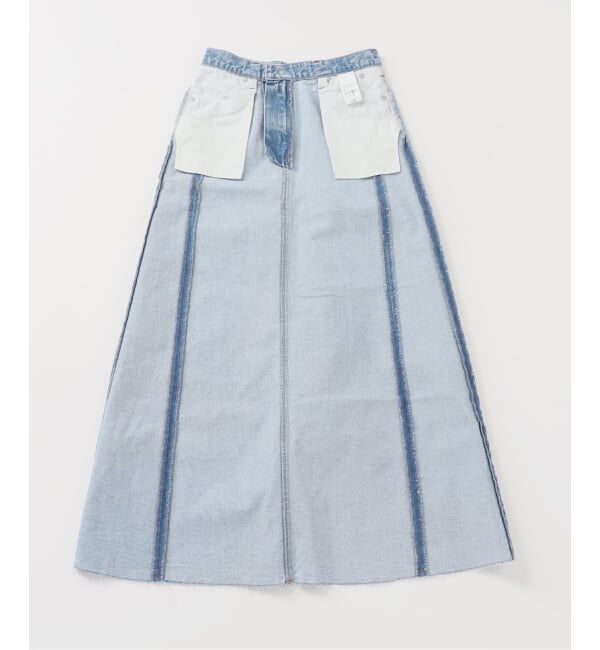 SLOBE IENA「《シリーズあり》LE DENIM RADIAL FLAREデニムスカート」|スカート|