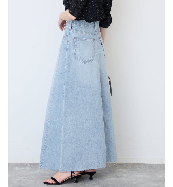 SLOBE IENA「《シリーズあり》LE DENIM RADIAL FLAREデニムスカート」|スカート|