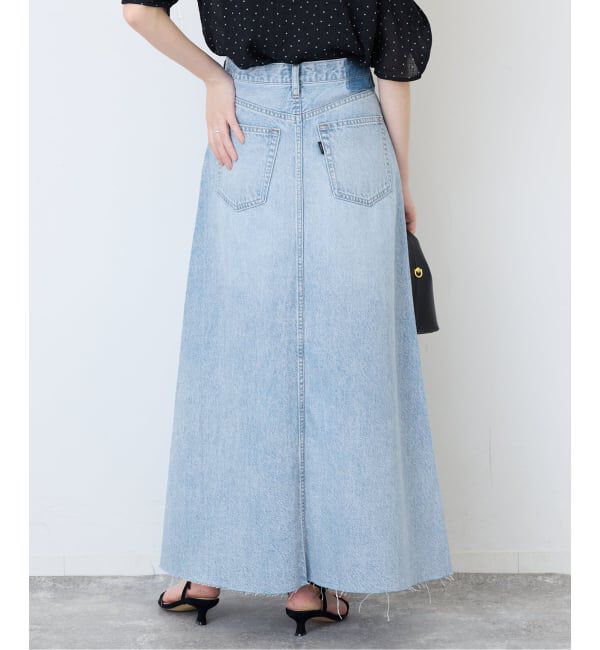SLOBE IENA「《シリーズあり》LE DENIM RADIAL FLAREデニムスカート」|スカート|