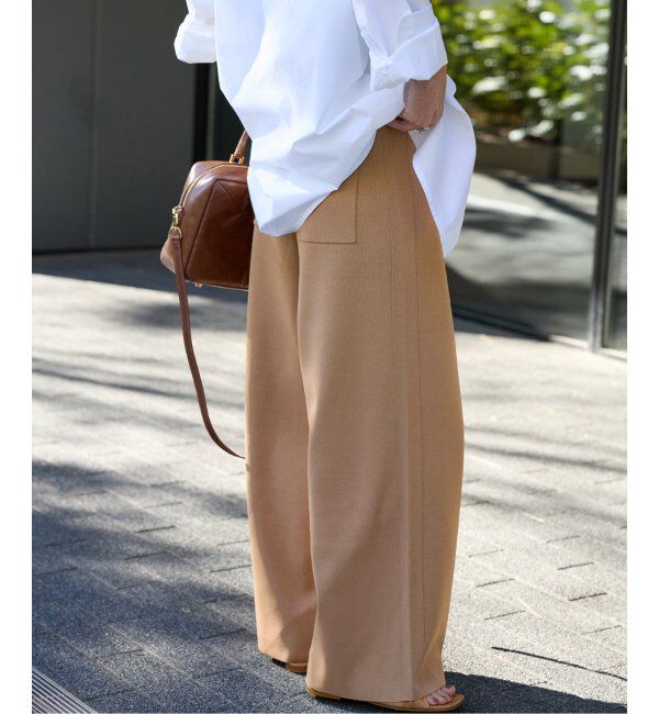 JOURNAL STANDARD「《WEB限定追加4》ウォッシャブルワイドパンツ」|その他|キャメル