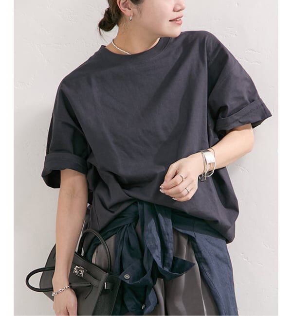 JOURNAL STANDARD「《追加2》タックスウェットTシャツ」|Tシャツ・カットソー|ブラック A
