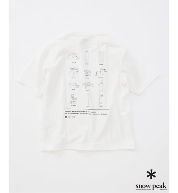 JOURNAL STANDARD「snow peak / スノーピーク 別注 トレイル ギアーズ Tシャツ」|Tシャツ・カットソー|