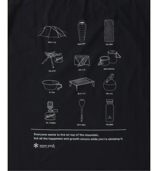 JOURNAL STANDARD「snow peak / スノーピーク 別注 トレイル ギアーズ Tシャツ」|Tシャツ・カットソー|