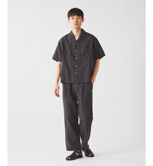 JOURNAL STANDARD relume「European Flax / ヨーロピアンフラックス ガーメントダイ リネン 半袖シャツ」|シャツ・ブラウス|