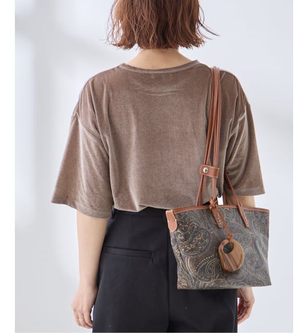 journal standard L'essage「《追加/接触冷感》クールタッチベロアTシャツ」|Tシャツ・カットソー|