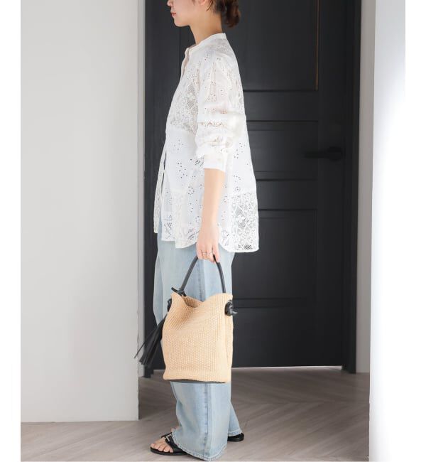 JOURNAL STANDARD relume「《WEB限定追加予約4》パッチワークレースシャツ」|シャツ・ブラウス|