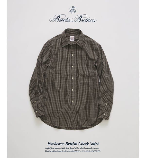 JOURNAL STANDARD「《予約》Brooks Brothers / ブルックス ブラザーズ 別注 RC チェック シャツ」|シャツ・ブラウス|グレー