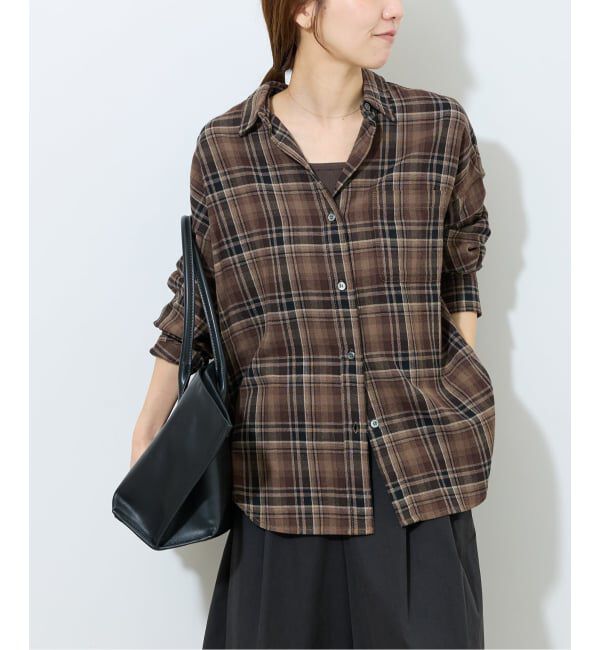 JOURNAL STANDARD relume「《追加予約》CHECKオーバーサイズシャツ」|シャツ・ブラウス|