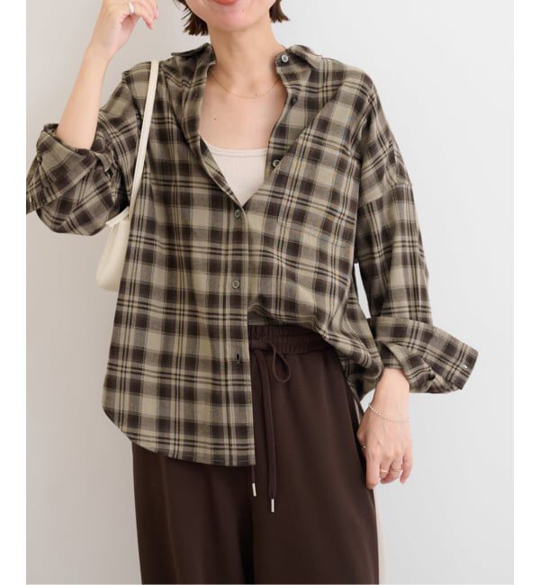 JOURNAL STANDARD relume「《追加予約》CHECKオーバーサイズシャツ」|シャツ・ブラウス|