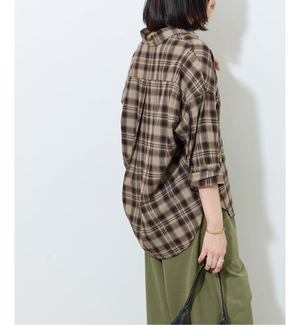 JOURNAL STANDARD relume「《追加予約》CHECKオーバーサイズシャツ」|シャツ・ブラウス|
