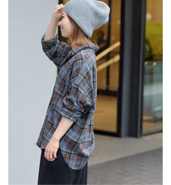 JOURNAL STANDARD relume「《追加予約》CHECKオーバーサイズシャツ」|シャツ・ブラウス|