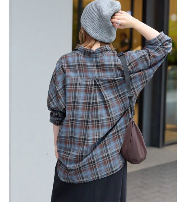 JOURNAL STANDARD relume「《追加予約》CHECKオーバーサイズシャツ」|シャツ・ブラウス|