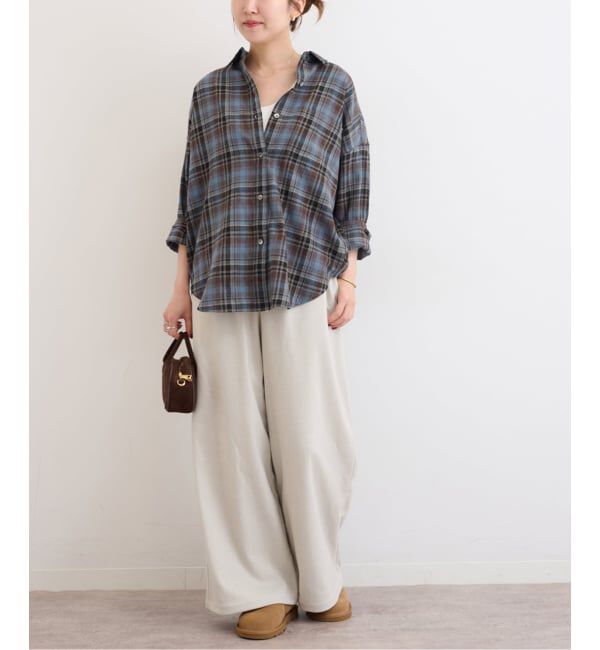 JOURNAL STANDARD relume「《追加予約》CHECKオーバーサイズシャツ」|シャツ・ブラウス|