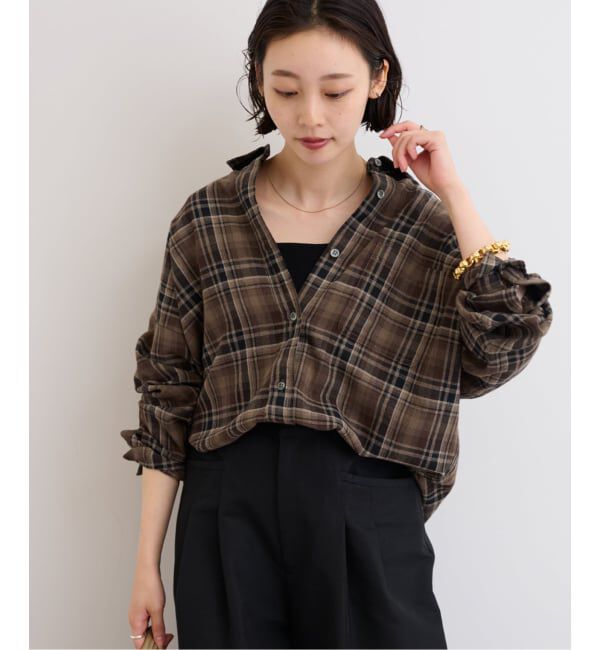 JOURNAL STANDARD relume「《追加予約》CHECKオーバーサイズシャツ」|シャツ・ブラウス|