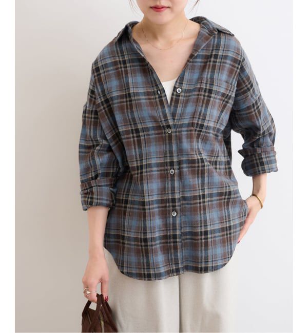 JOURNAL STANDARD relume「《追加予約》CHECKオーバーサイズシャツ」|シャツ・ブラウス|