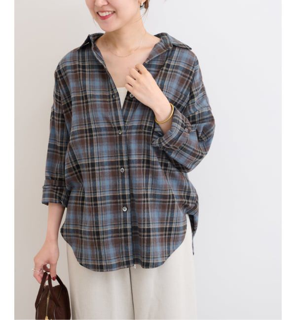 JOURNAL STANDARD relume「《追加予約》CHECKオーバーサイズシャツ」|シャツ・ブラウス|