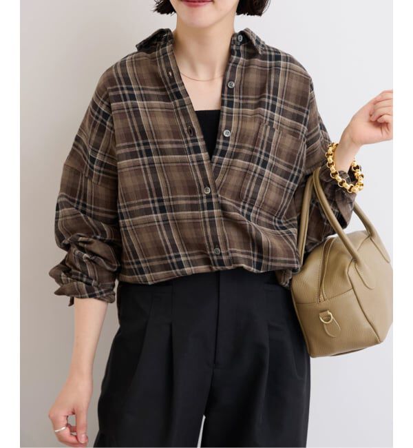 JOURNAL STANDARD relume「《追加予約》CHECKオーバーサイズシャツ」|シャツ・ブラウス|