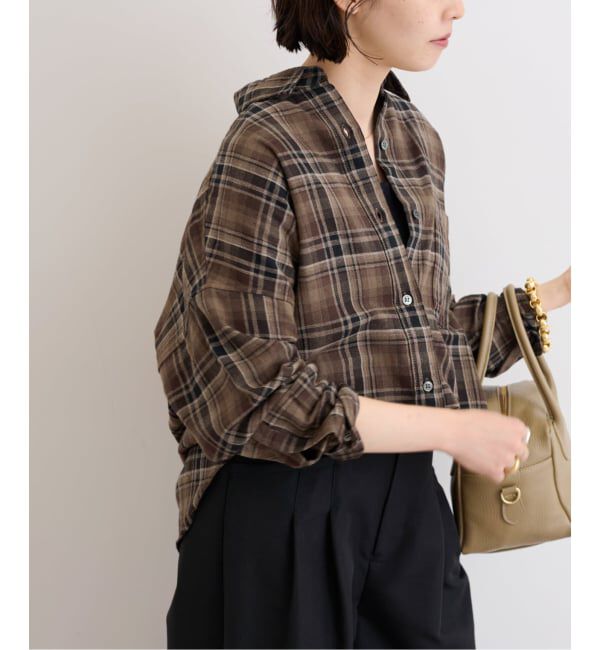 JOURNAL STANDARD relume「《追加予約》CHECKオーバーサイズシャツ」|シャツ・ブラウス|