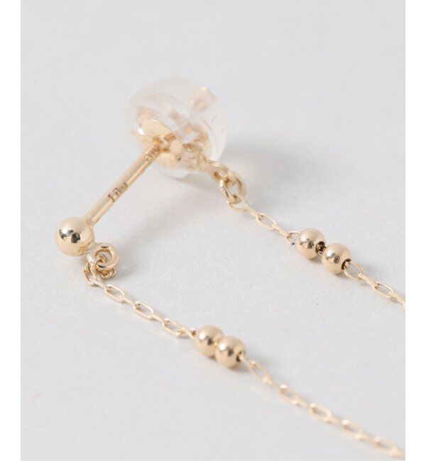Lilas by Spick&Span「キャビアチェーンピアス K10(両耳)」|ピアス|