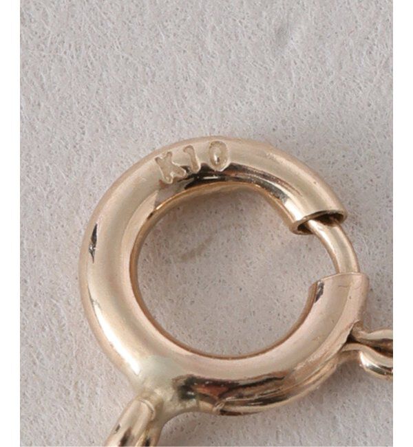 Lilas by Spick&Span「ティアドロップルチルYネックレス K10」|ネックレス|