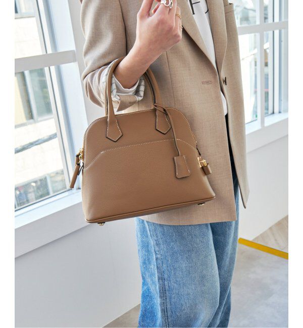 Spick and Span「《WEB限定追加》mica della valle / ミカデラヴァッレ Katia SO-0079S」|ボストンバッグ|ベージュ A