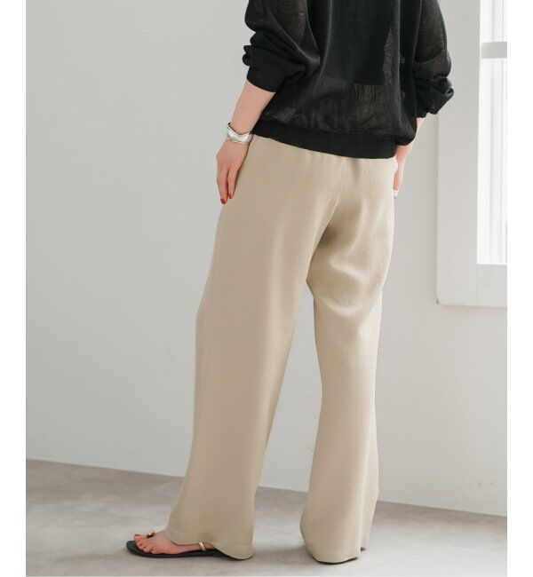 Spick and Span「ワッシャーサテンイージーパンツ」|その他|
