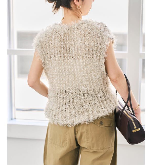 Spick and Span「フェザーヤーンニットベスト」|ベスト・ジレ|