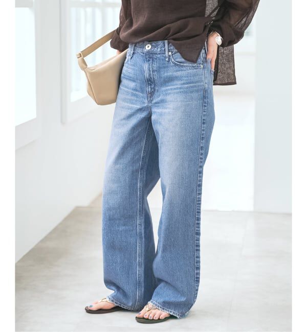 Spick and Span「《26サイズ登場 / 追加》upper hights/アッパーハイツ THE NIECE MID-RISE*」|デニム|