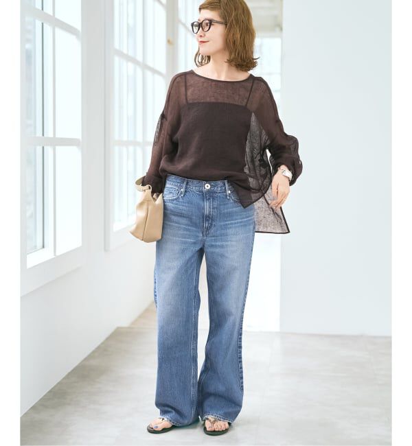 Spick and Span「《26サイズ登場 / 追加》upper hights/アッパーハイツ THE NIECE MID-RISE*」|デニム|