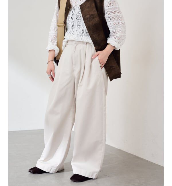 FRAMeWORK「≪追加≫SLOUCHY LIGHT CHINO パンツ 2」|チノ|