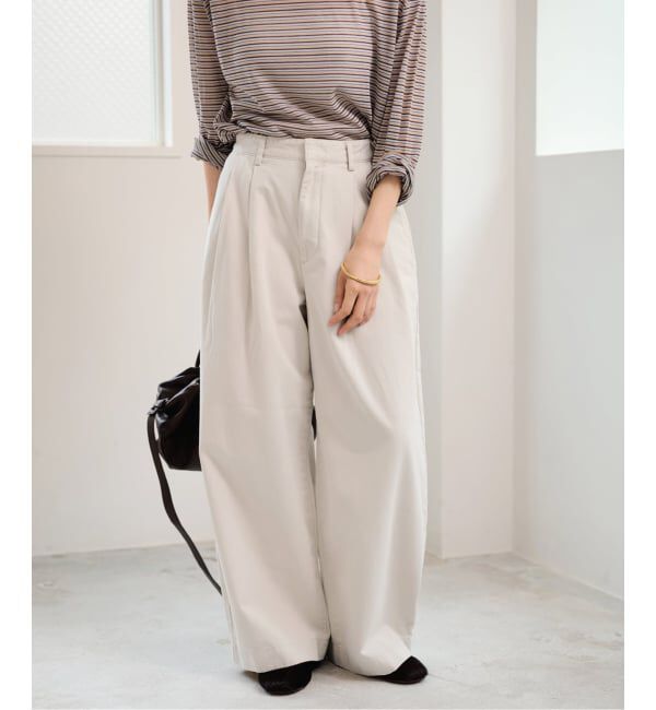 FRAMeWORK「≪追加≫SLOUCHY LIGHT CHINO パンツ 2」|チノ|