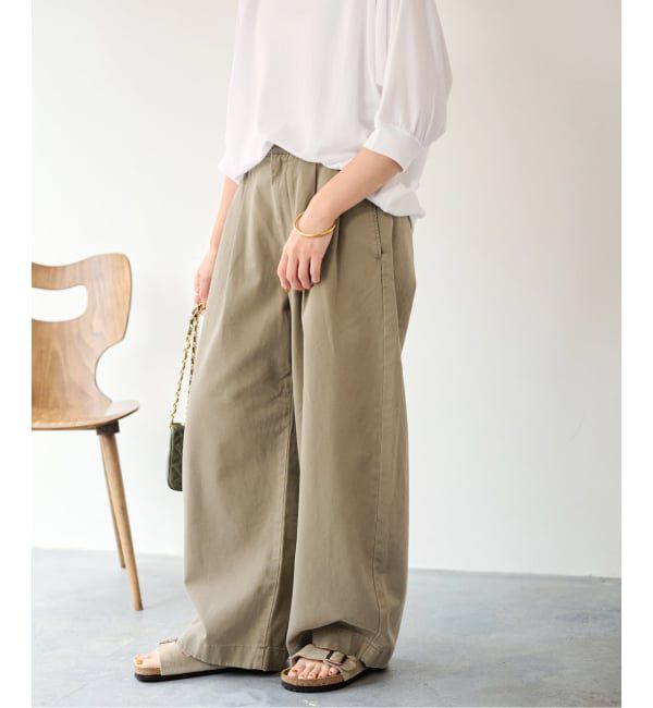 FRAMeWORK「≪追加≫SLOUCHY LIGHT CHINO パンツ 2」|チノ|