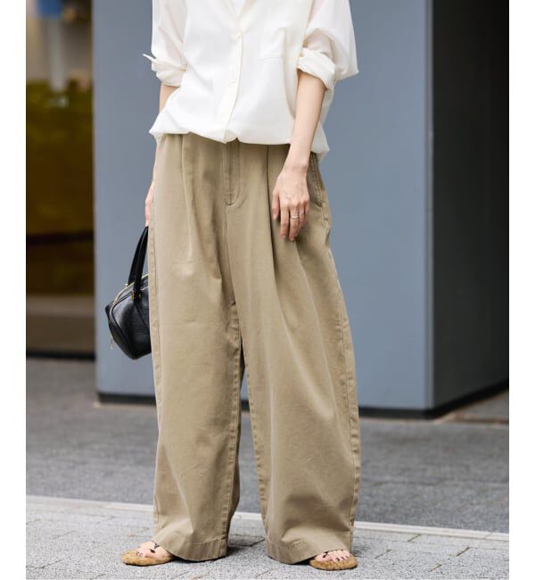 FRAMeWORK「≪追加≫SLOUCHY LIGHT CHINO パンツ 2」|チノ|