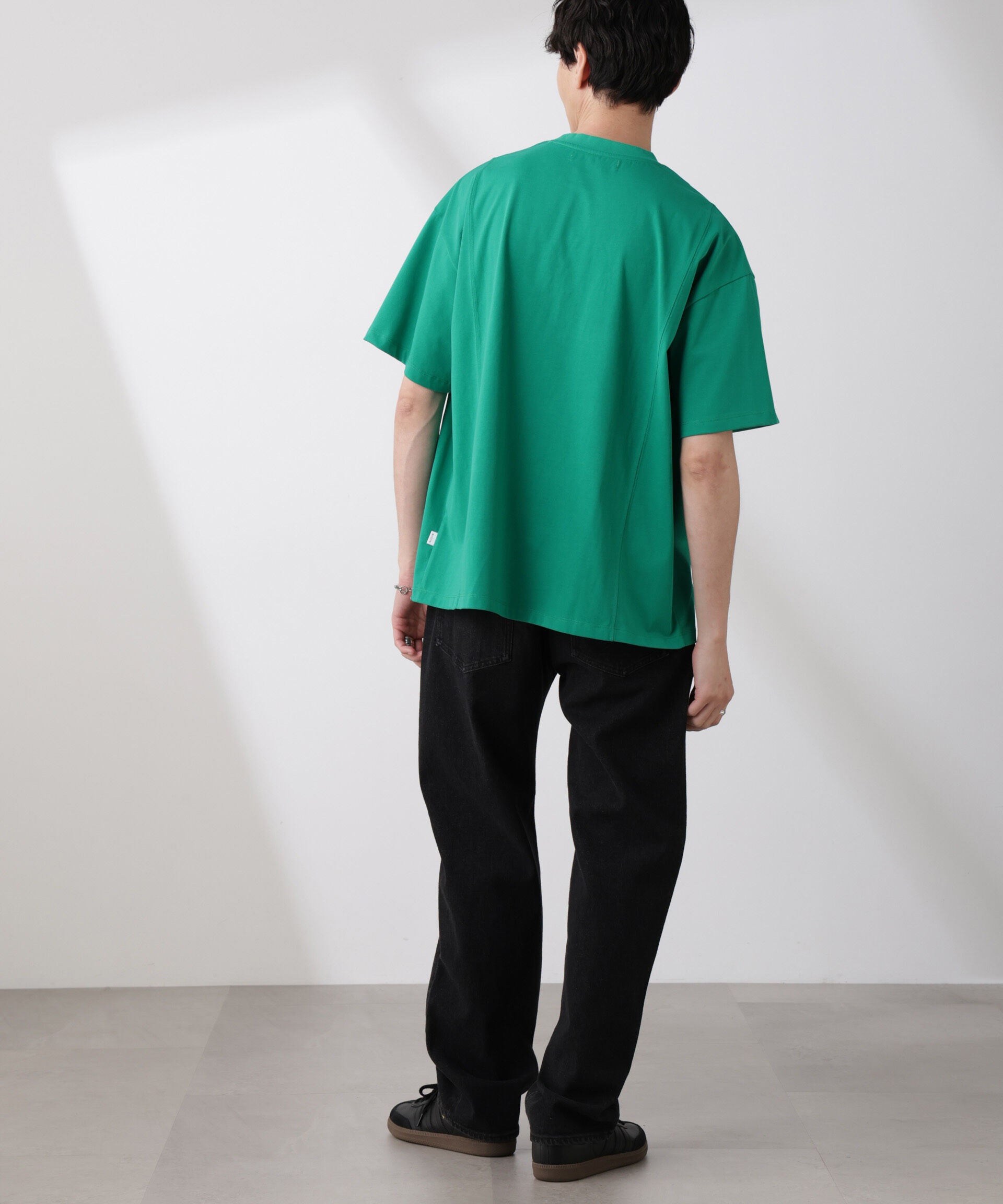 NANO universe「「NJ/CLUB」 ENRICHプリント切り替え Tシャツ」|Tシャツ・カットソー|
