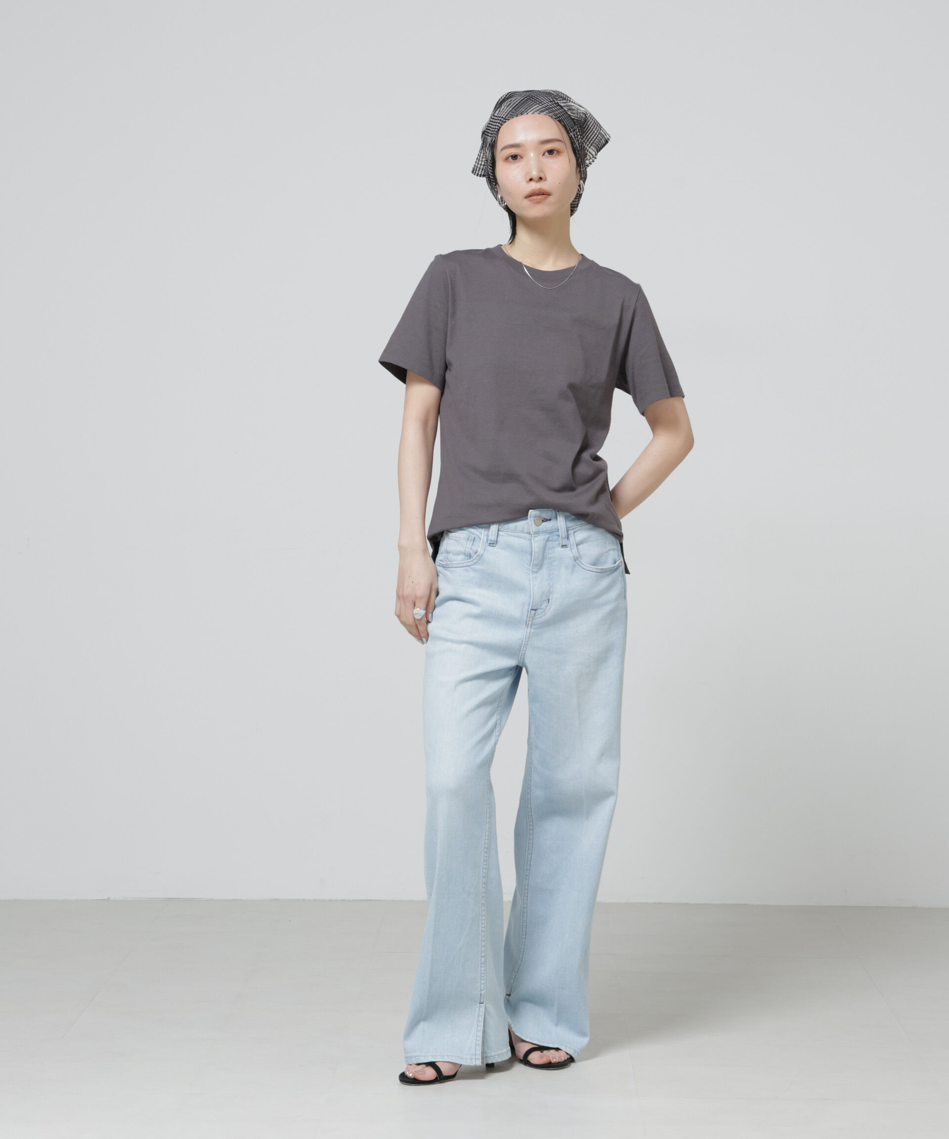NANO universe「〈追加〉Anti Soaked(R) 汗染み防止クルーネックTシャツ」|Tシャツ・カットソー|