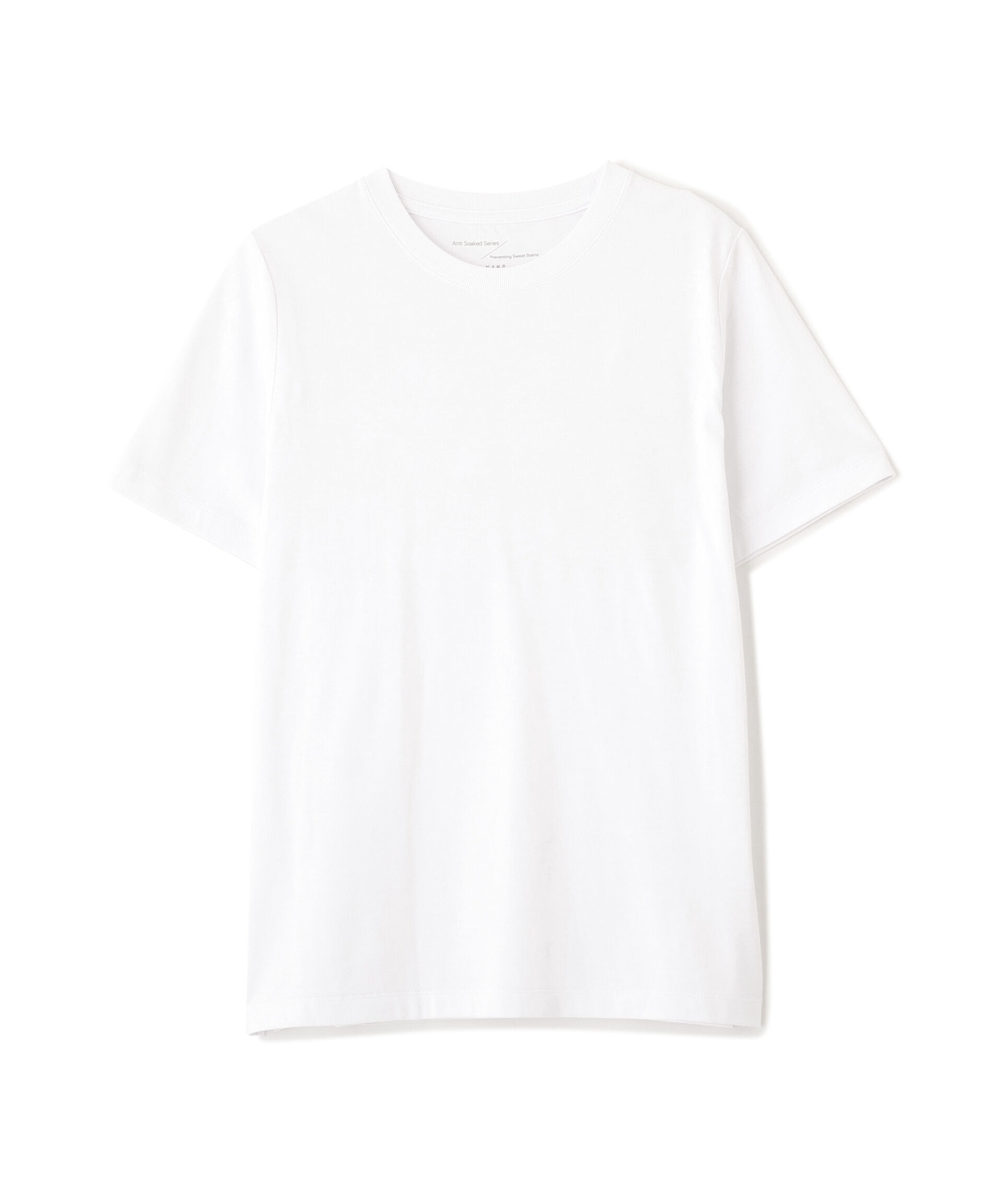 NANO universe「〈追加〉Anti Soaked(R) 汗染み防止クルーネックTシャツ」|Tシャツ・カットソー|
