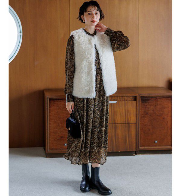 23区「ECPOPELウェイビー エコファー ジレ」|その他|