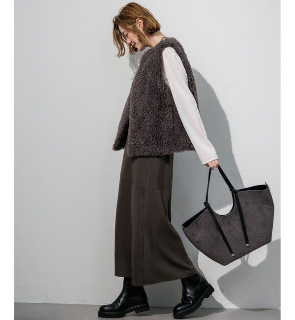 23区「ECPOPELウェイビー エコファー ジレ」|その他|