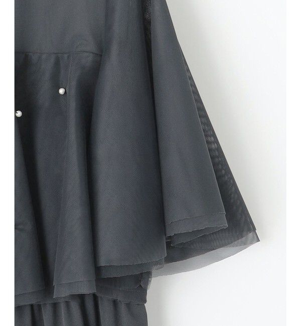 ANY SIS「【Lily Calin】ラッフルチュールフェイクパール ドレス」|ドレス|