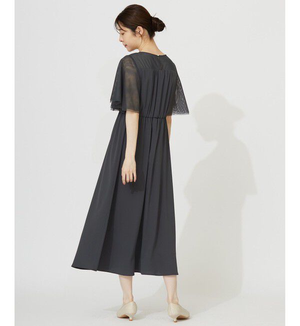 ANY SIS「【Lily Calin】ラッフルチュールフェイクパール ドレス」|ドレス|