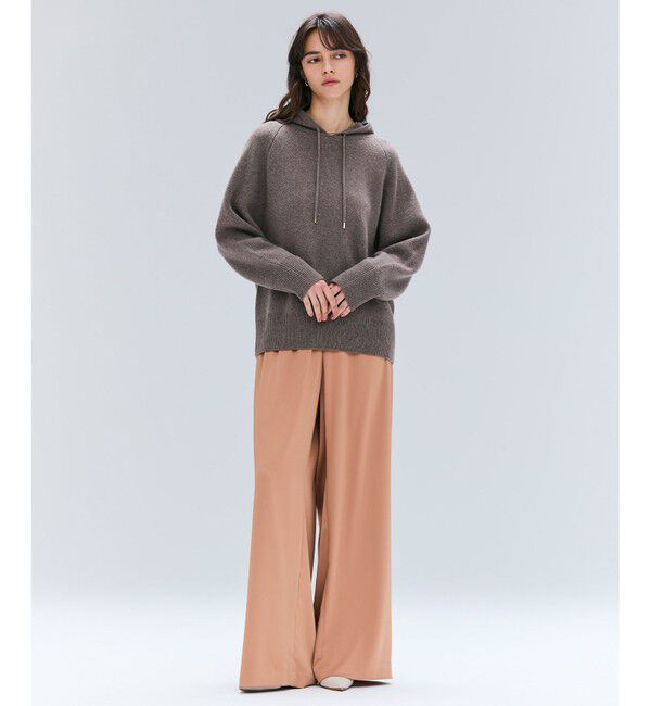 BEIGE,「【洗える】LLOYD / ハンマーサテンイージーワイドパンツ」|その他|
