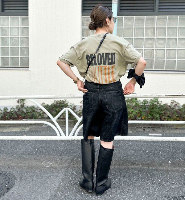 Rie Miller「BELOVED MYLITTLE ガーメントダイポケＴシャツ」|Tシャツ・カットソー|