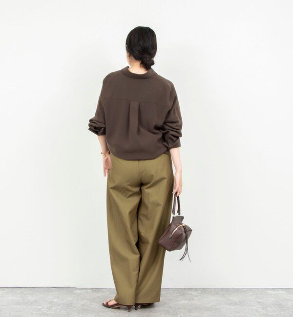 NOLLEY'S sophi「ウォッシャブルチノカーブパンツ」|チノ|