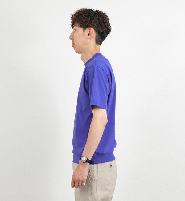 NOLLEY'S goodman「《ビジカジ対応》超長綿ハイゲージポンチ クルーネックドレスTシャツ」|Tシャツ・カットソー|