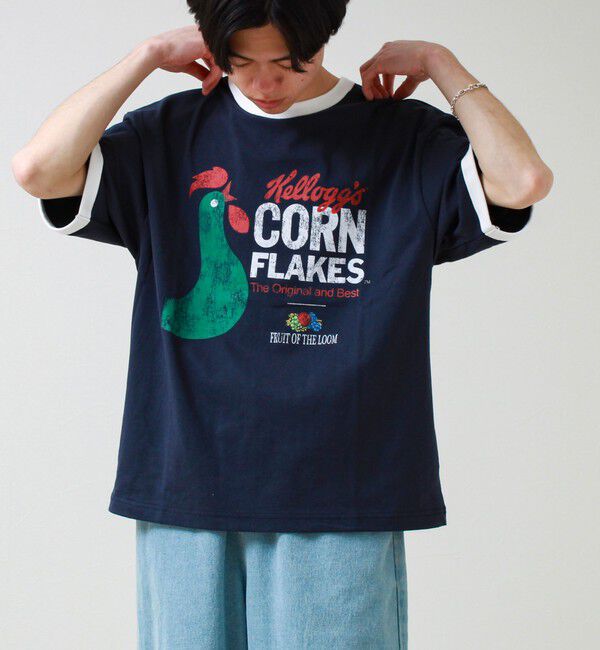 GLOSTER「【FTL &times; KELLOGGS】RINGER T-SHIRT」|Tシャツ・カットソー|