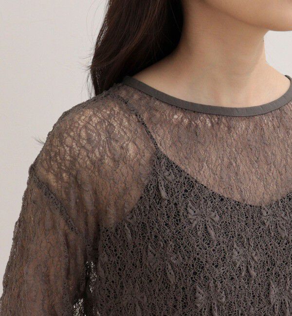 fredy emue「シアーレースロンTシャツ」|Tシャツ・カットソー|