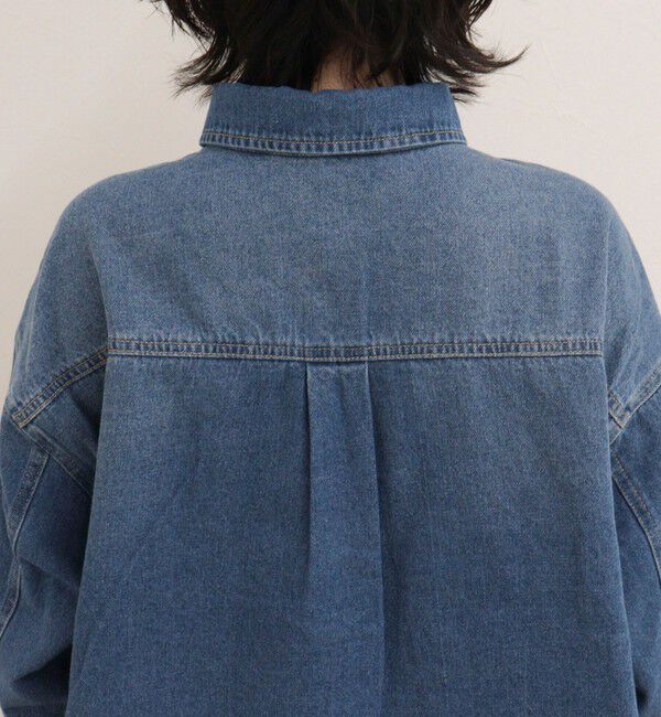 fredy emue「裾ドロストデニム/ホース柄シャツ」|シャツ・ブラウス|