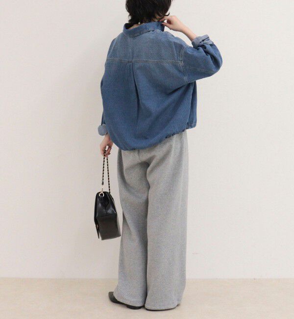 fredy emue「裾ドロストデニム/ホース柄シャツ」|シャツ・ブラウス|