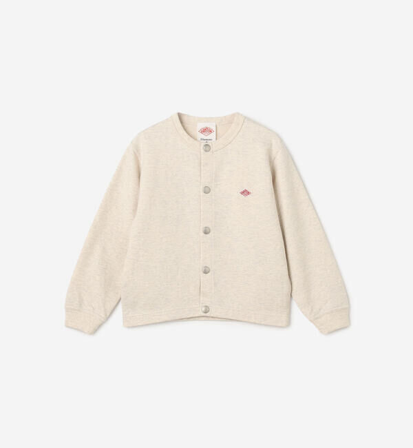 DANTON「DANTON | キッズ コットン クルーネックカーディガン」|カーディガン|